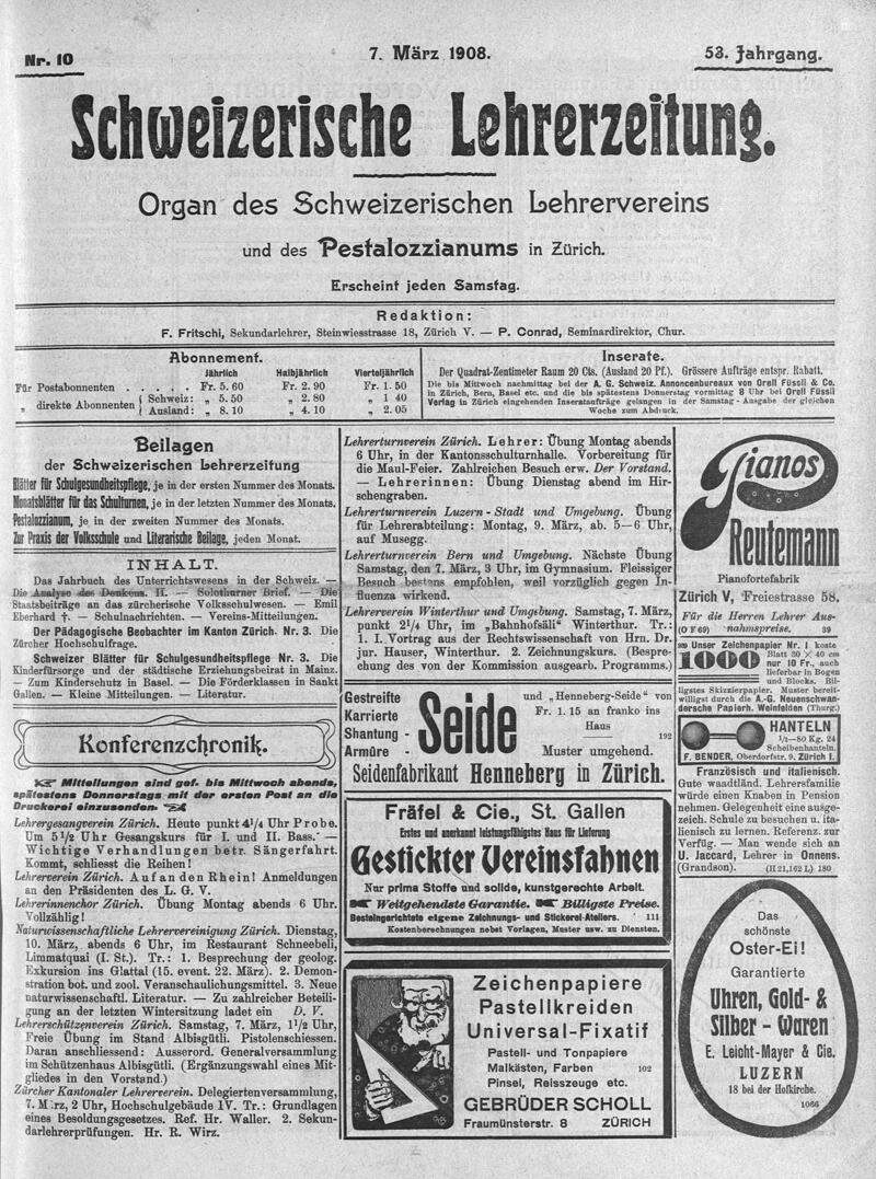 Buchumschlag - Heft 10