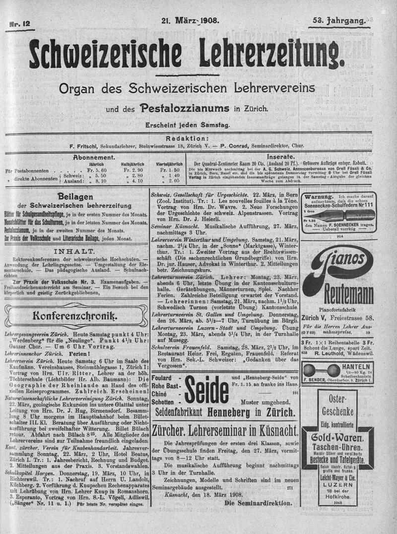 Buchumschlag - Heft 12