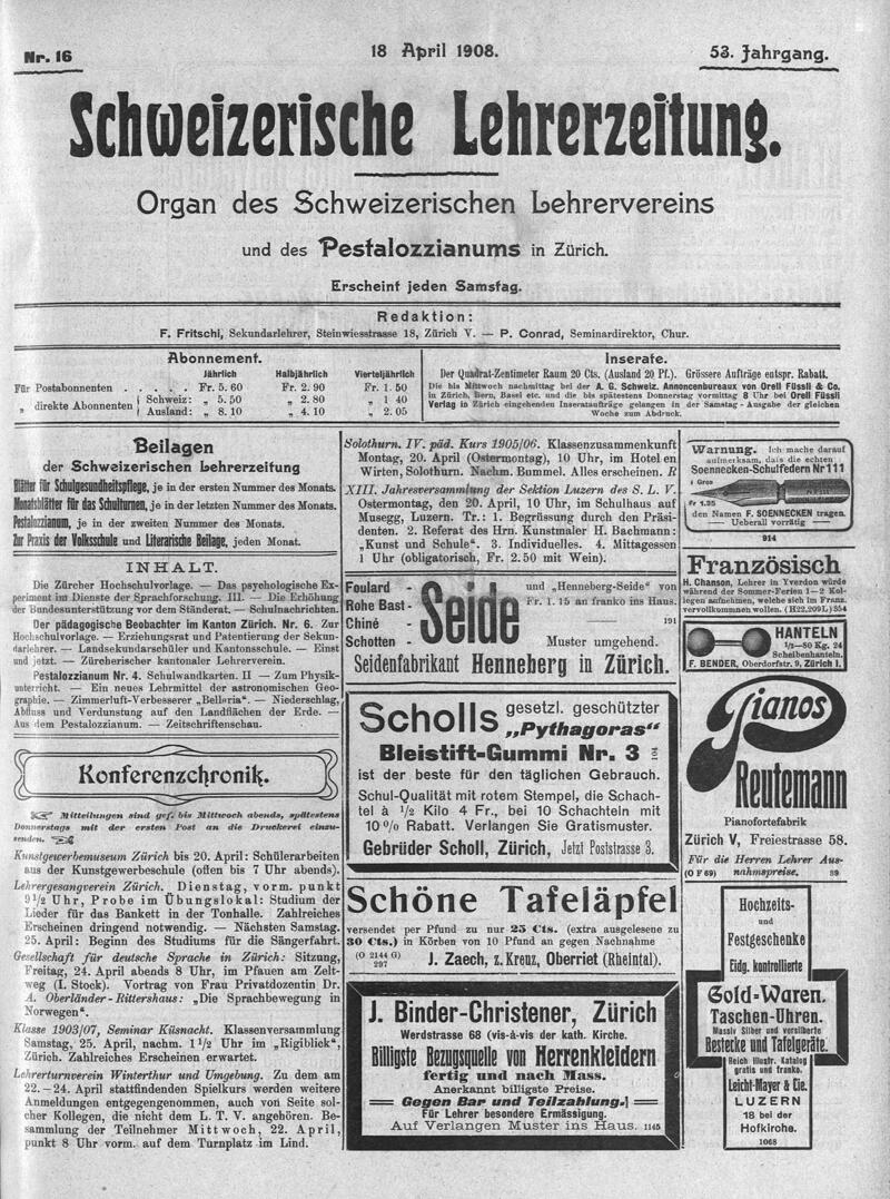 Buchumschlag - Heft 16