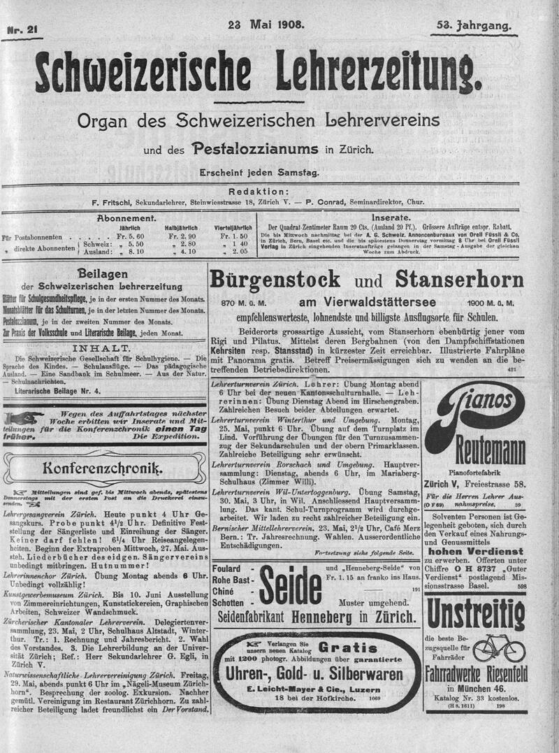 Buchumschlag - Heft 21