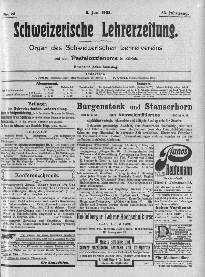 Buchumschlag - Heft 23