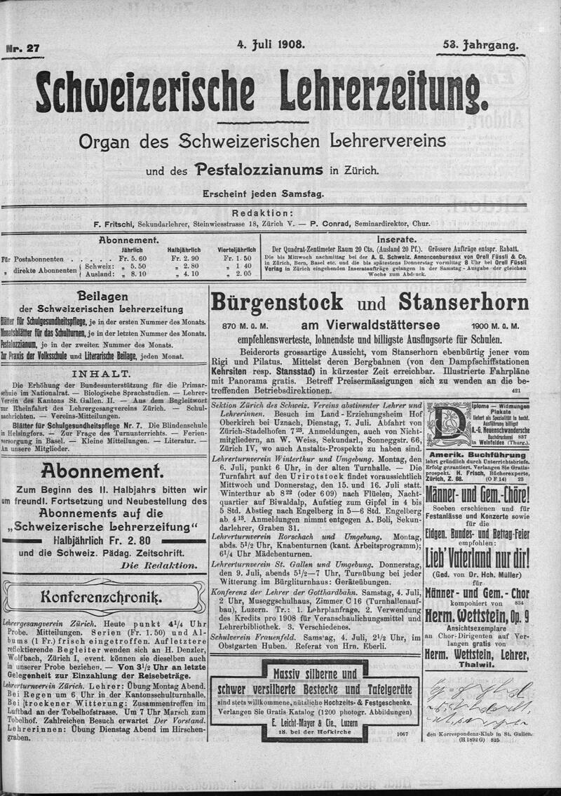 Buchumschlag - Heft 27