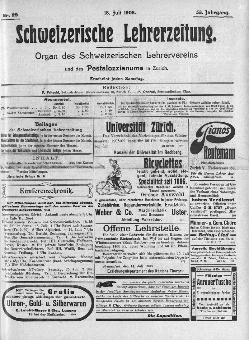 Buchumschlag - Heft 29