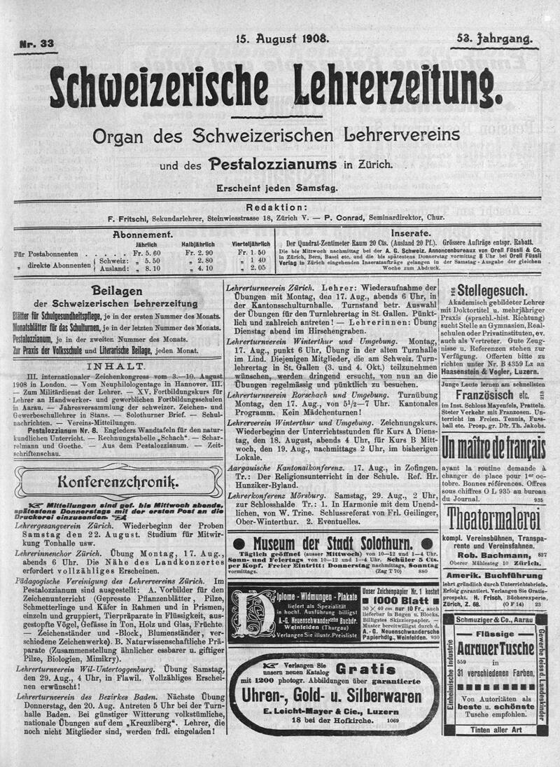 Buchumschlag - Heft 33