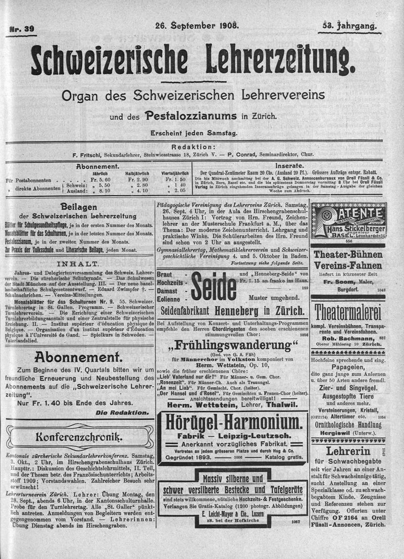 Buchumschlag - Heft 39