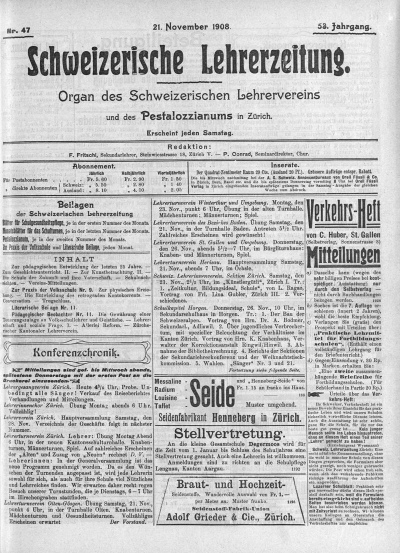 Buchumschlag - Heft 47