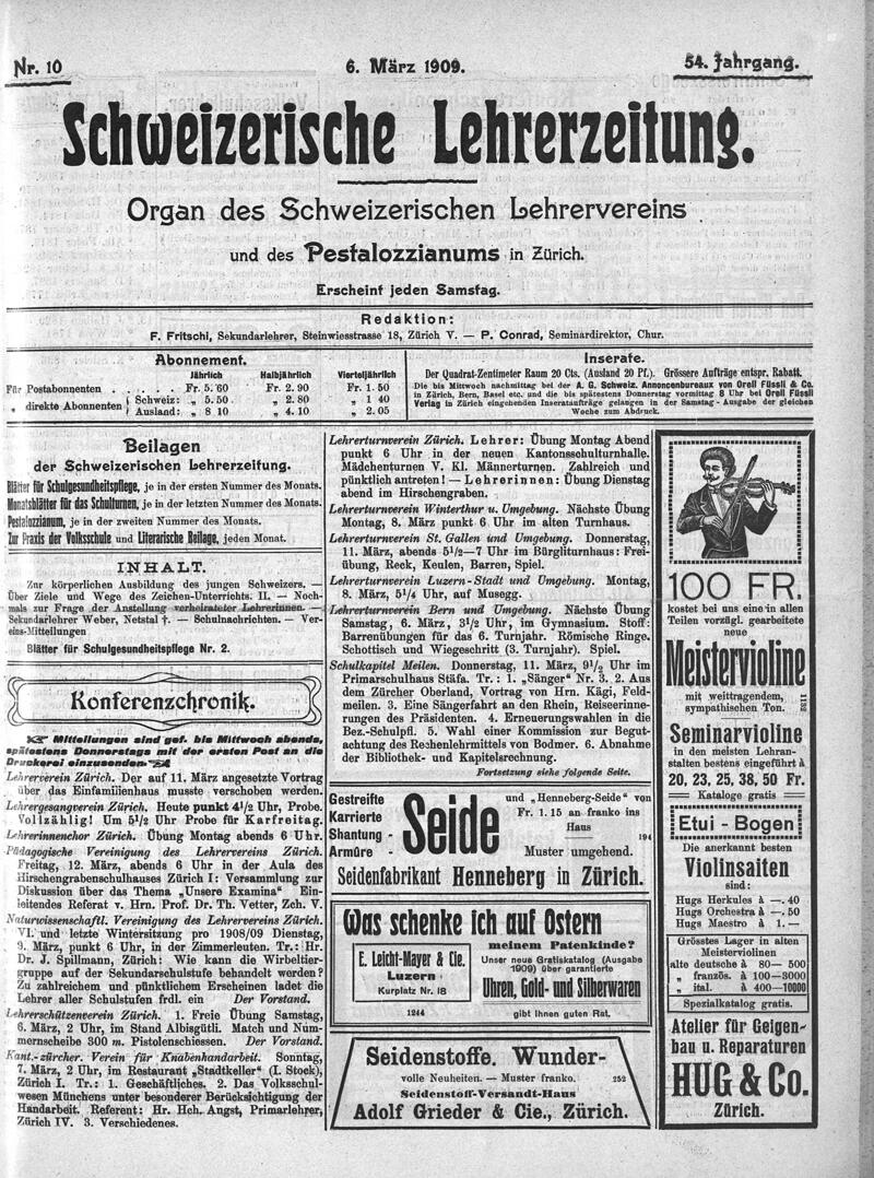 Buchumschlag - Heft 10