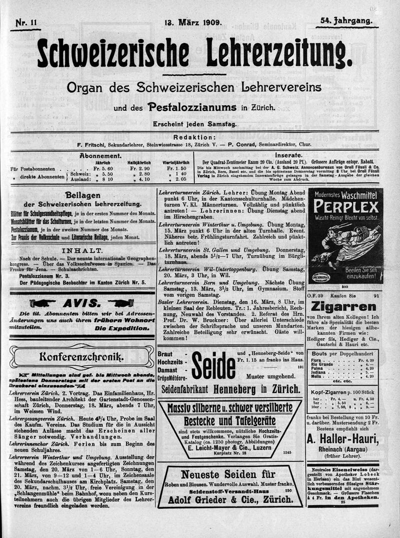 Buchumschlag - Heft 11