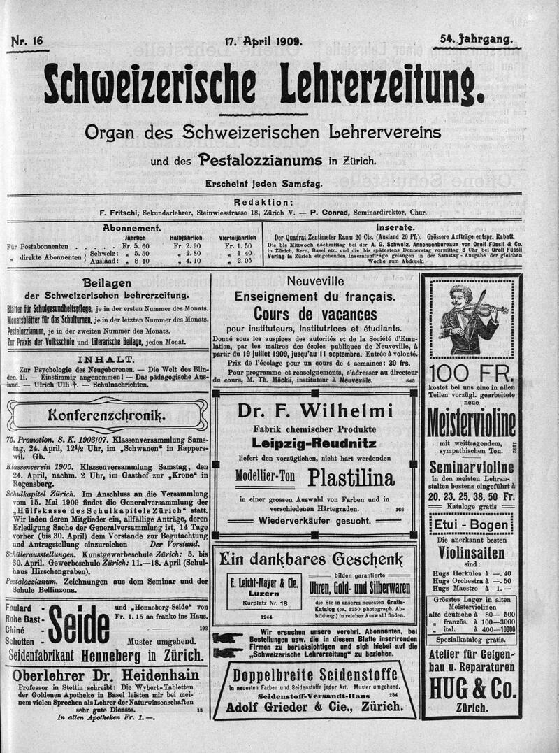 Buchumschlag - Heft 16