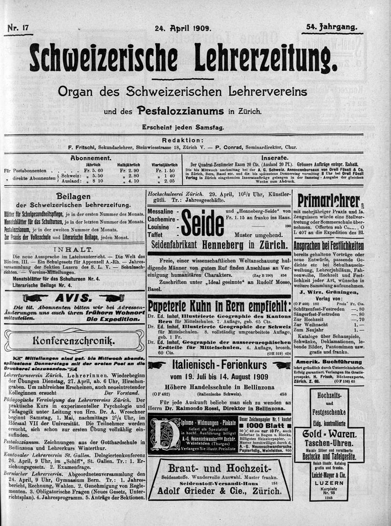 Buchumschlag - Heft 17