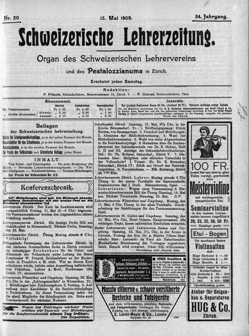 Buchumschlag - Heft 20