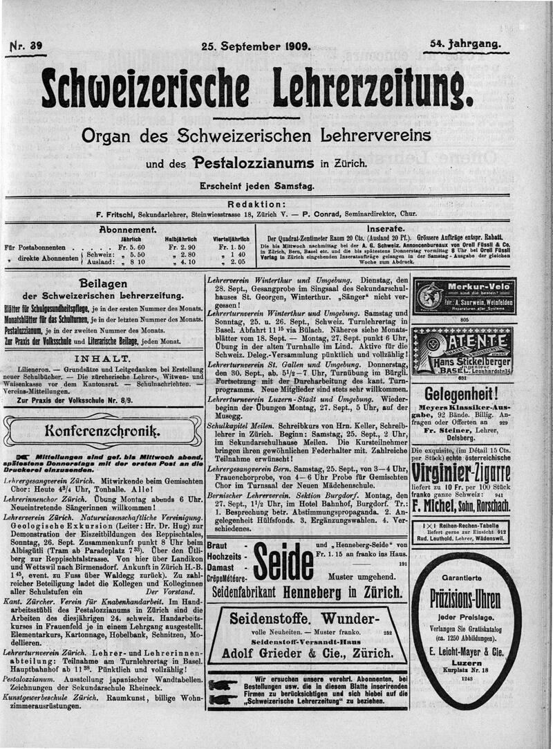 Buchumschlag - Heft 39