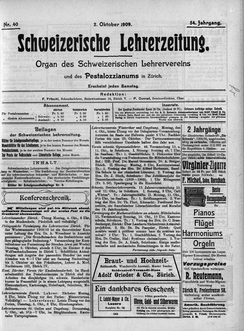 Buchumschlag - Heft 40