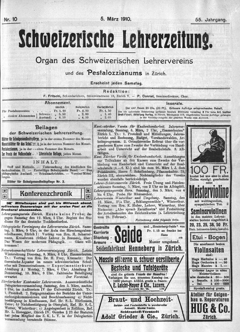 Buchumschlag - Heft 10