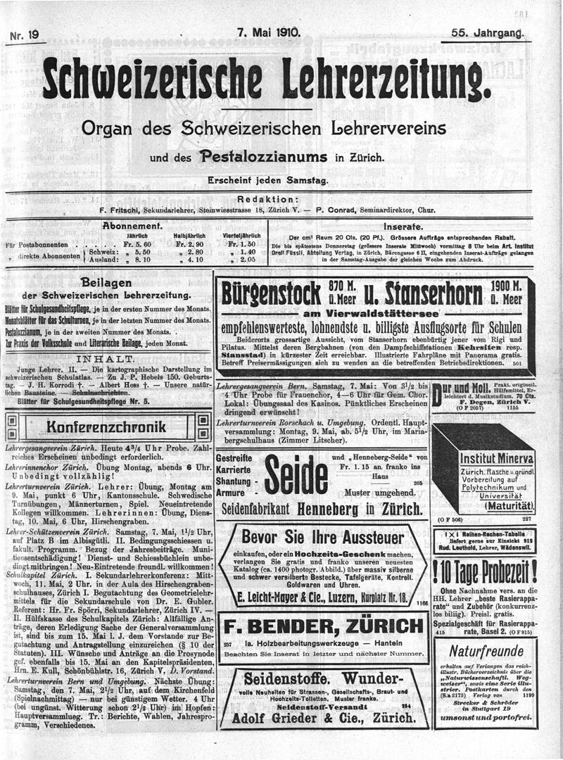 Buchumschlag - Heft 19