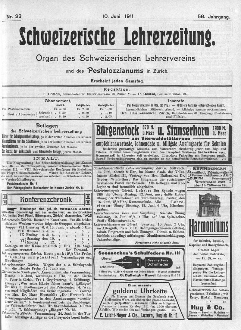 Buchumschlag - Heft 23