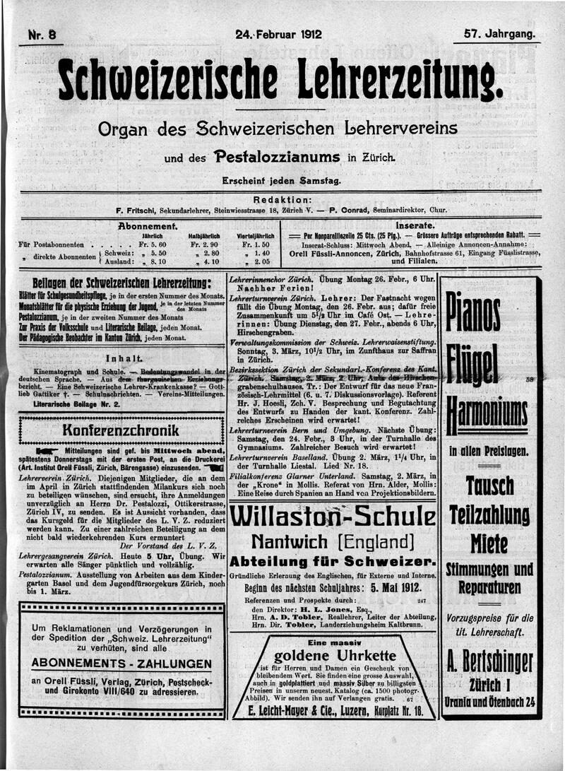 Buchumschlag - Heft 8