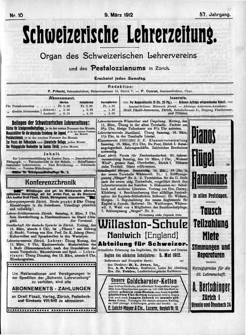 Buchumschlag - Heft 10