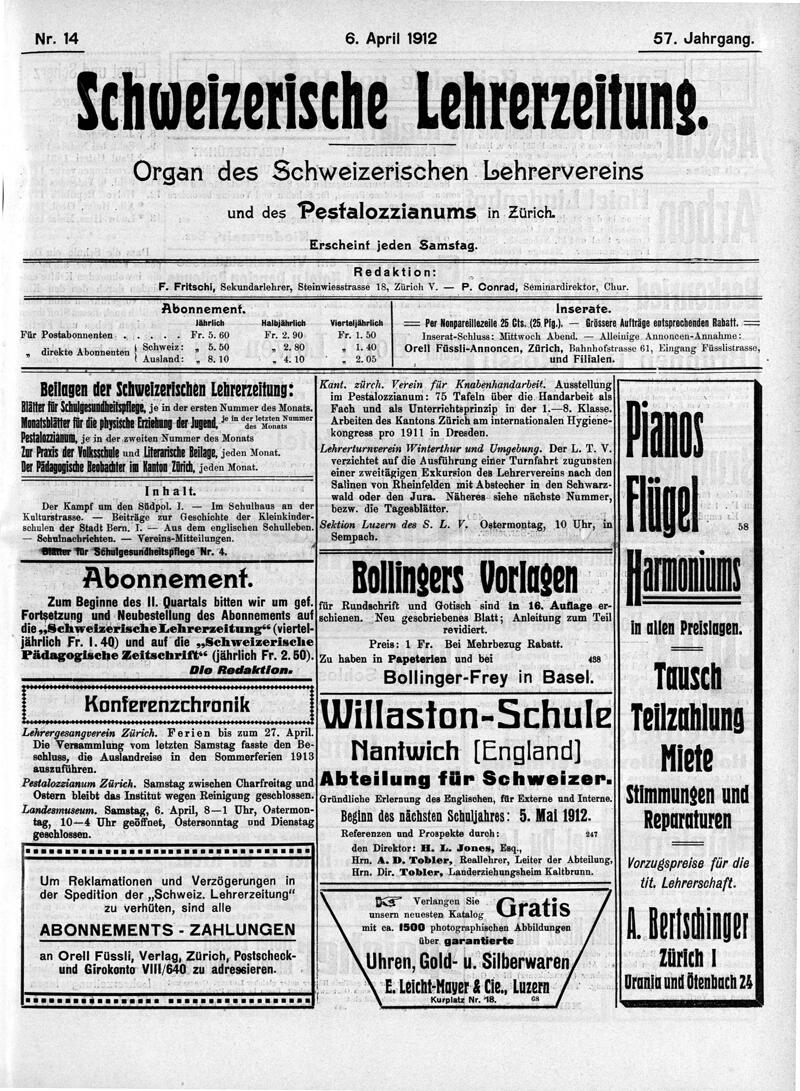 Buchumschlag - Heft 14