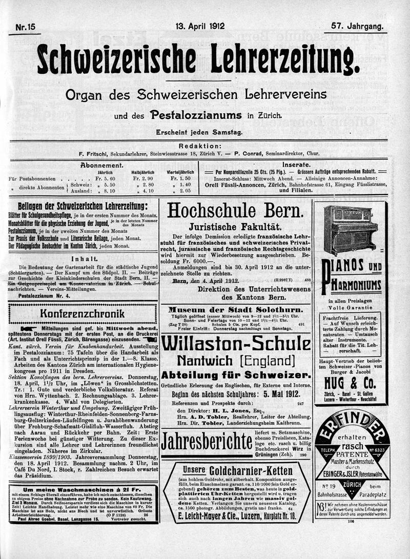 Buchumschlag - Heft 15