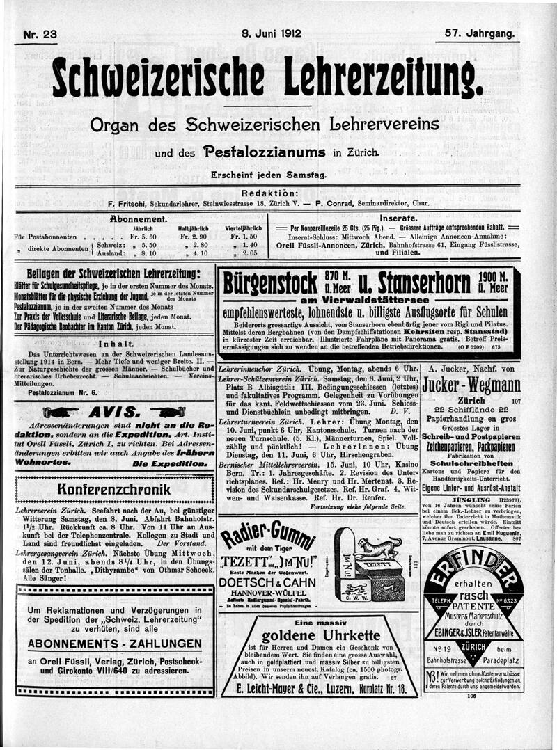 Buchumschlag - Heft 23