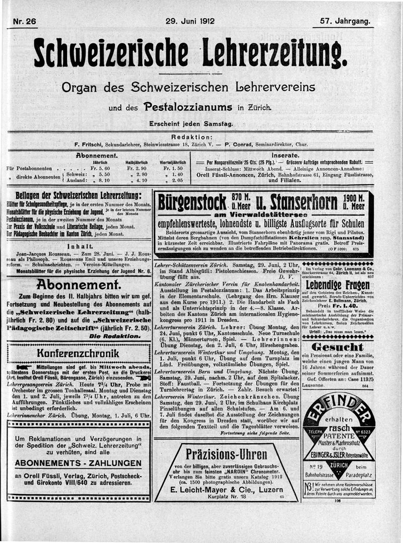 Buchumschlag - Heft 26