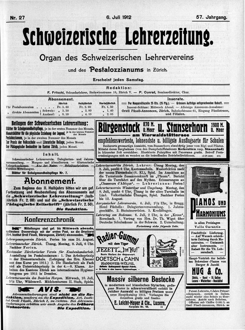 Buchumschlag - Heft 27