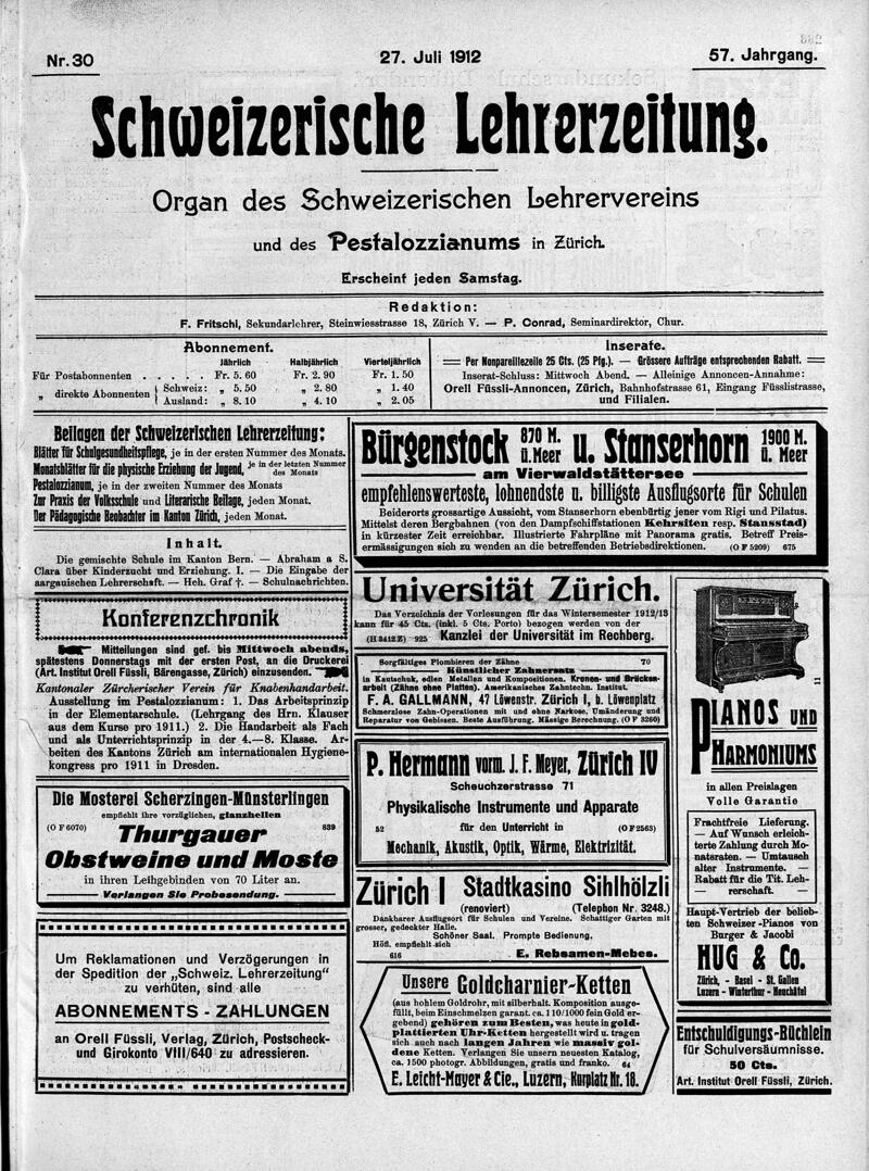 Buchumschlag - Heft 30