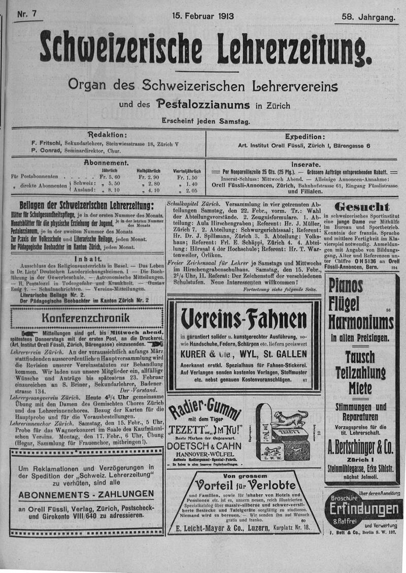 Buchumschlag - Heft 7