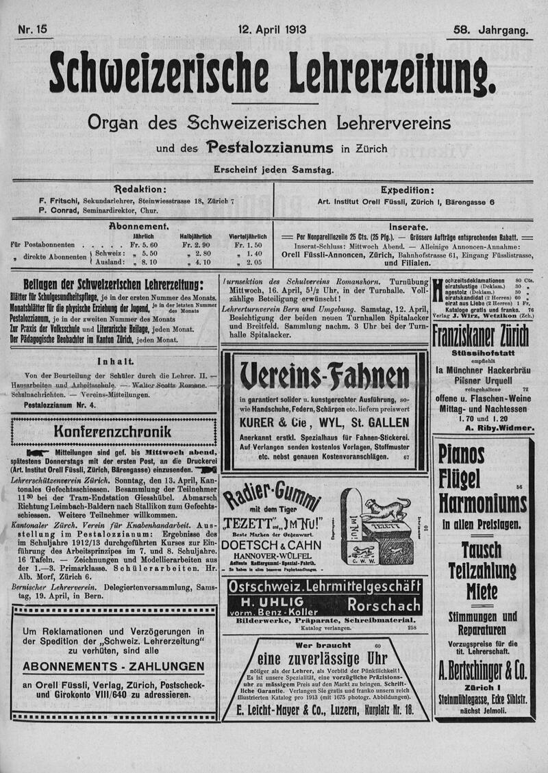 Buchumschlag - Heft 15