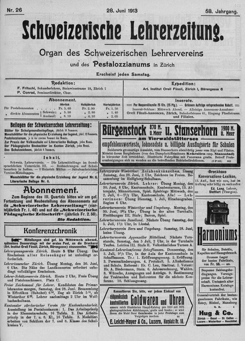 Buchumschlag - Heft 26