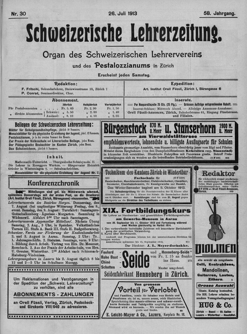 Buchumschlag - Heft 30