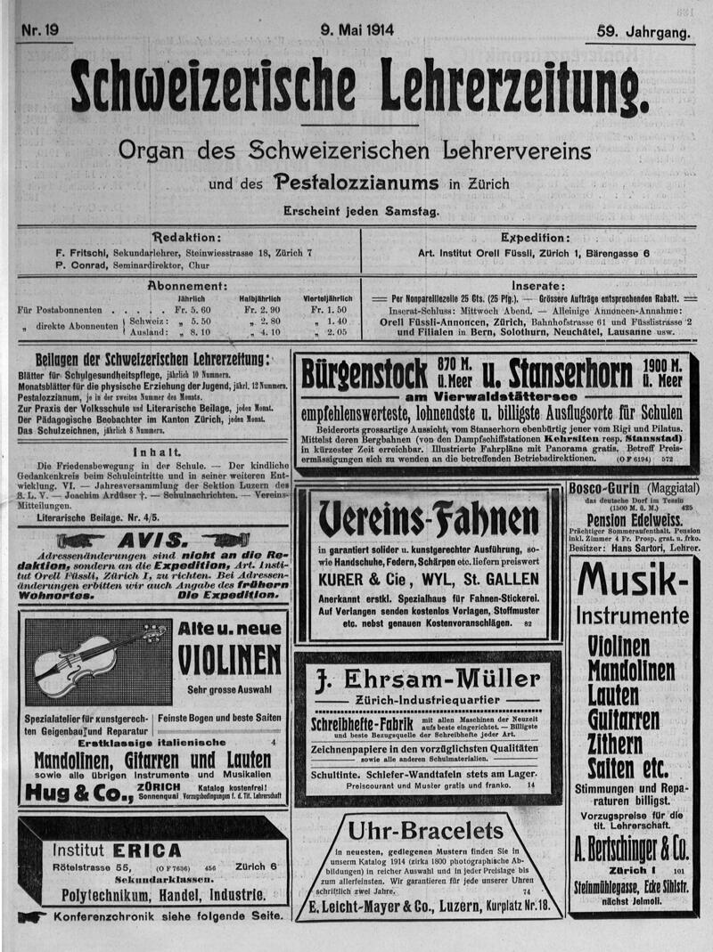 Buchumschlag - Heft 19