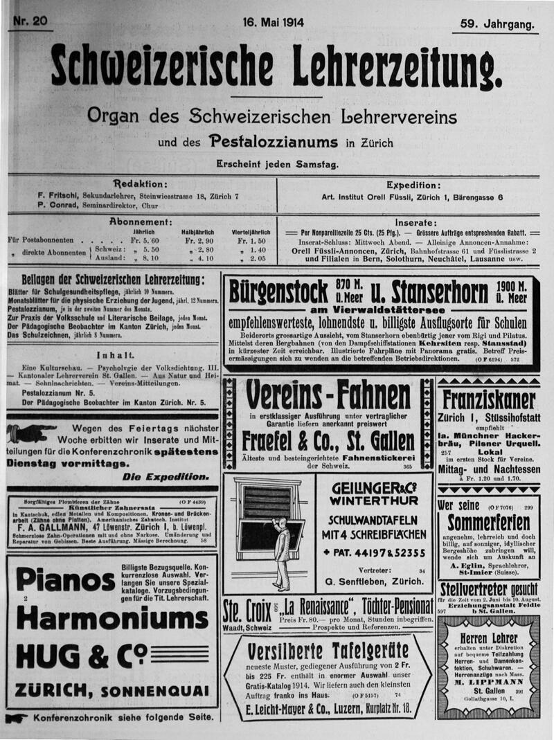 Buchumschlag - Heft 20