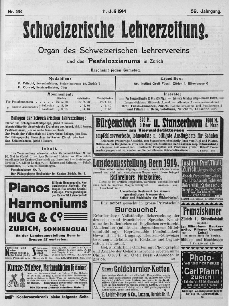 Buchumschlag - Heft 28
