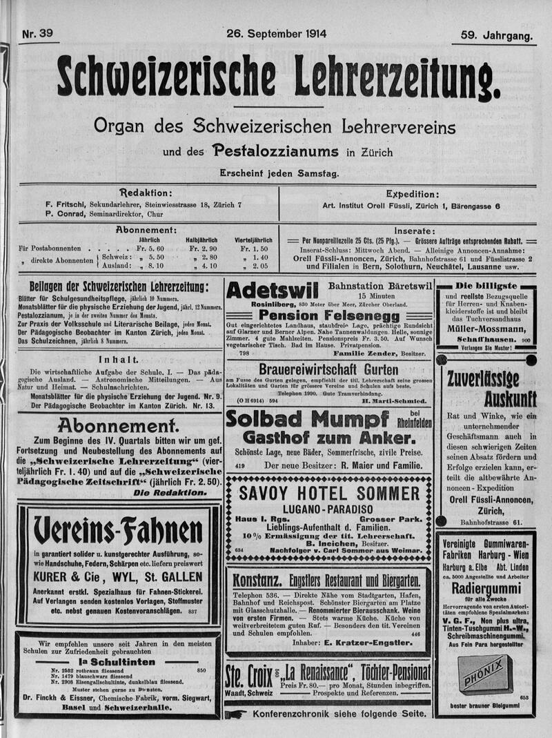 Buchumschlag - Heft 39