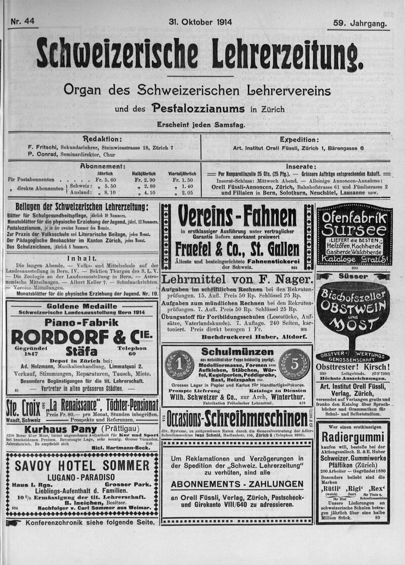 Buchumschlag - Heft 44