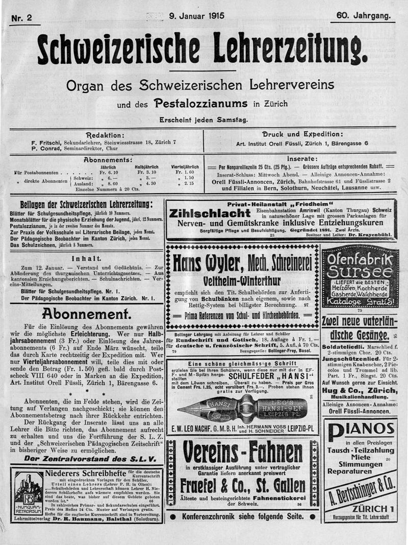 Buchumschlag - Heft 2