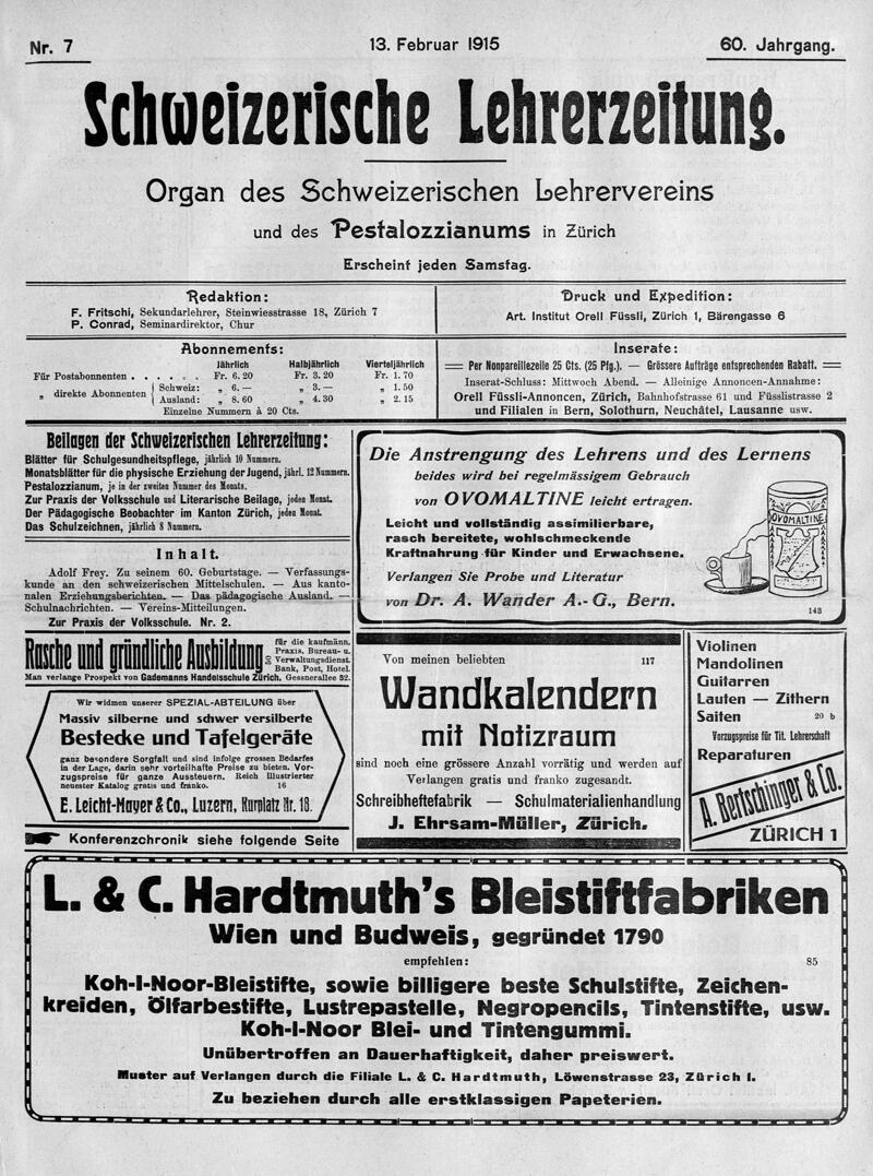 Buchumschlag - Heft 7