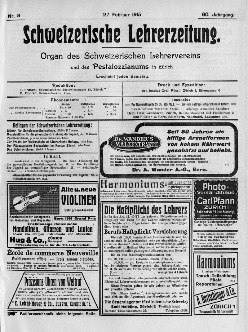 Buchumschlag - Heft 9