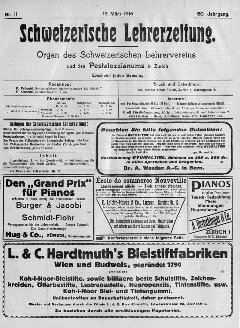 Buchumschlag - Heft 11