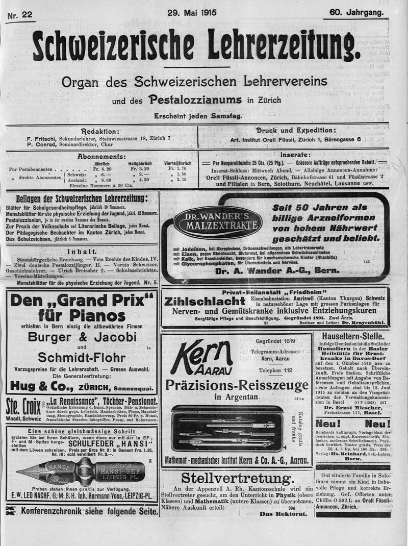 Buchumschlag - Heft 22