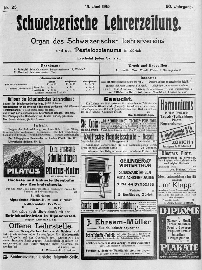 Buchumschlag - Heft 25