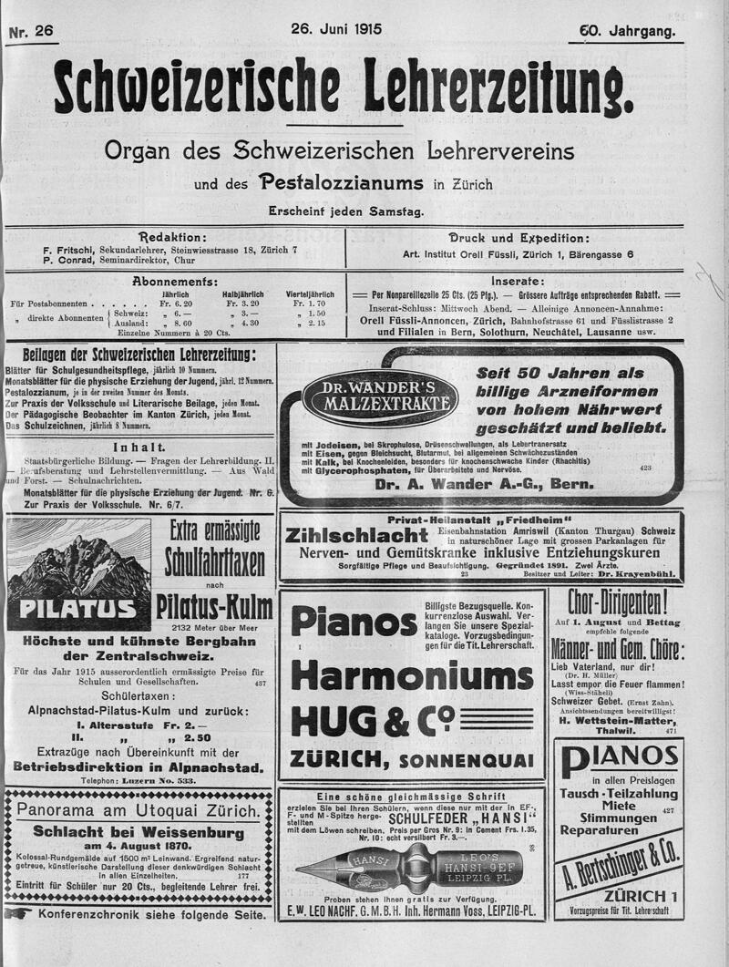 Buchumschlag - Heft 26