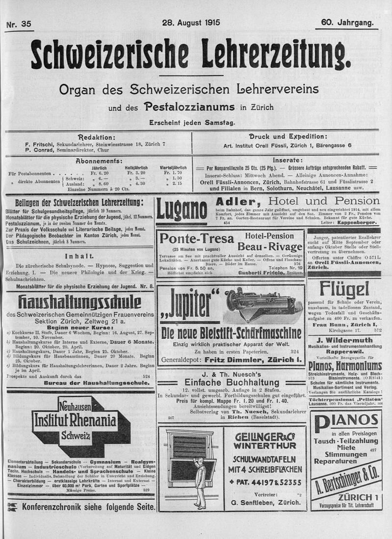 Buchumschlag - Heft 35