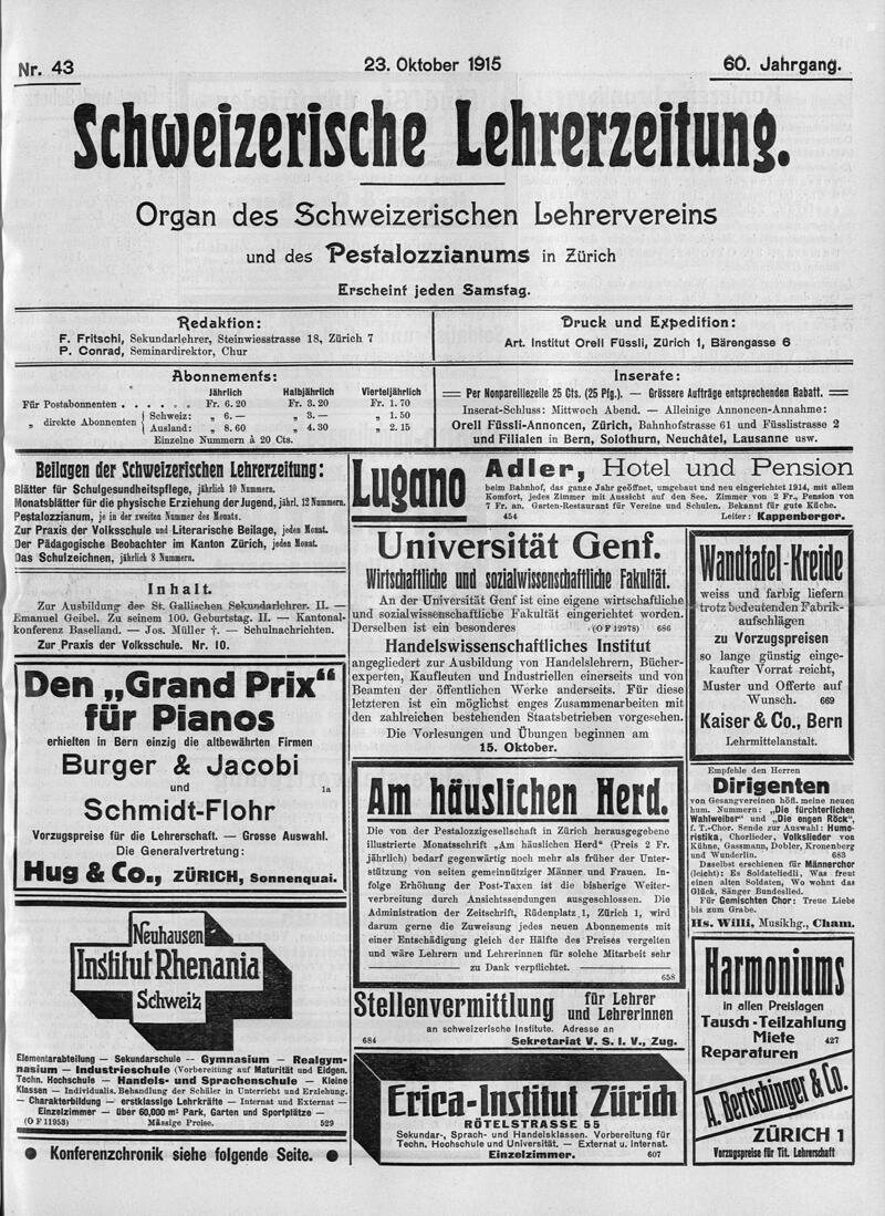 Buchumschlag - Heft 43