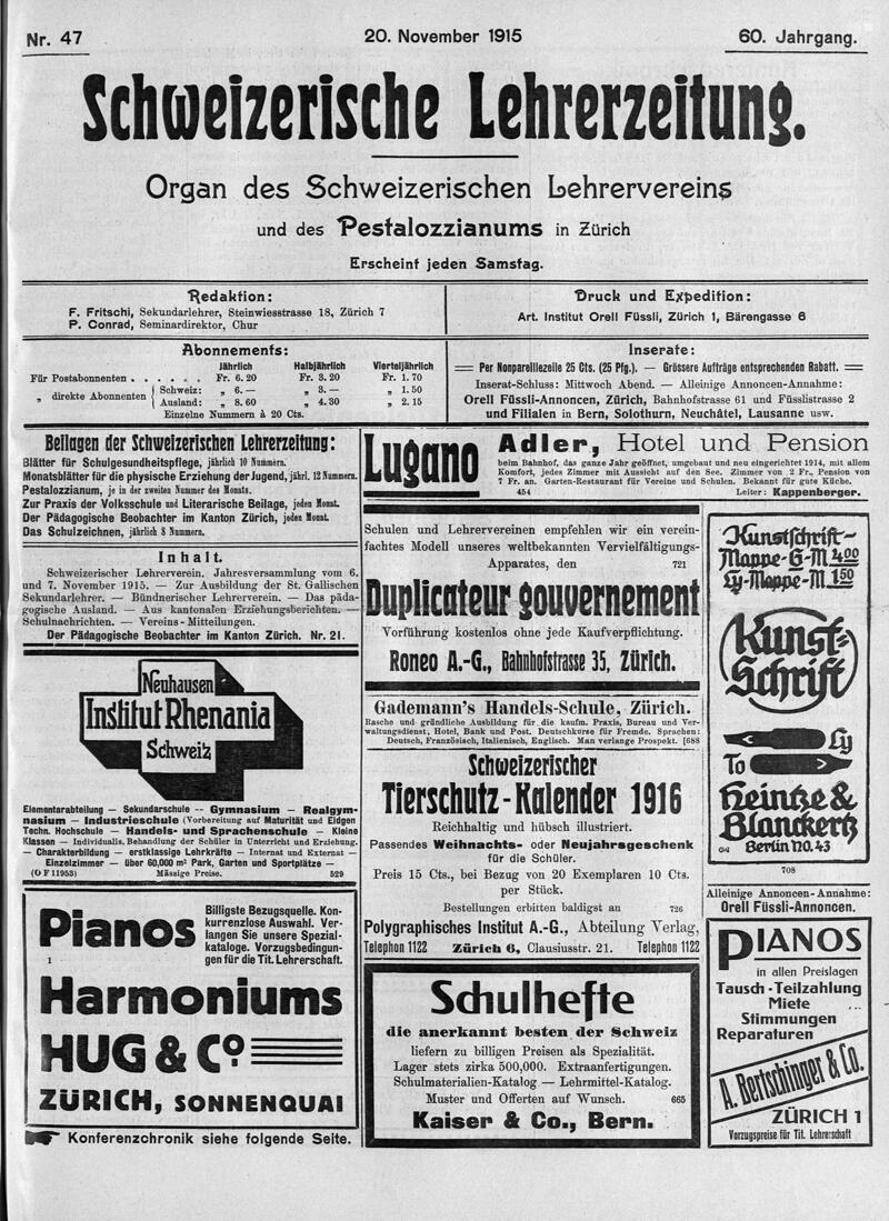 Buchumschlag - Heft 47