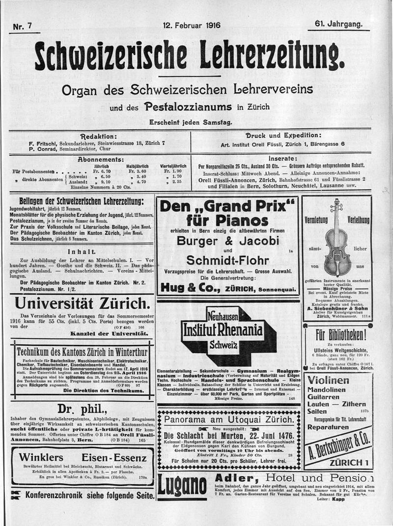 Buchumschlag - Heft 7