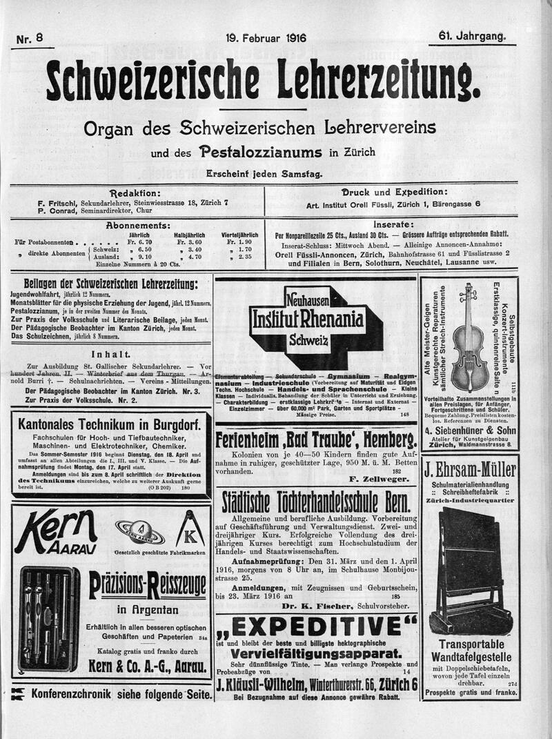 Buchumschlag - Heft 8