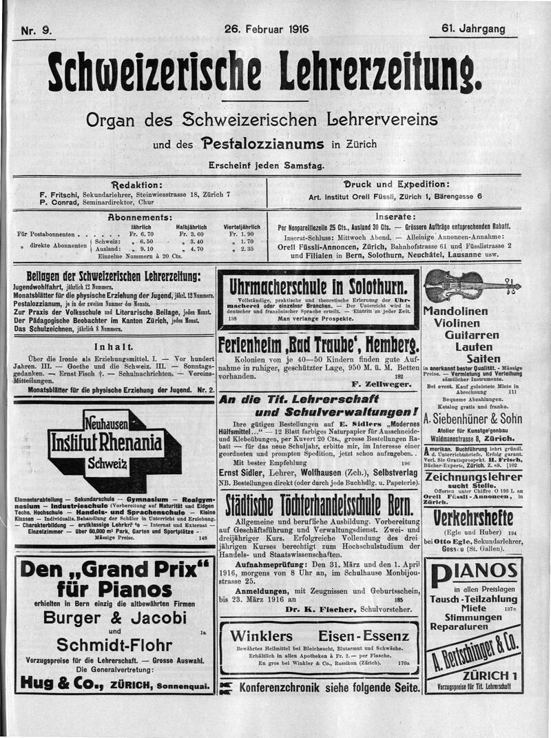 Buchumschlag - Heft 9